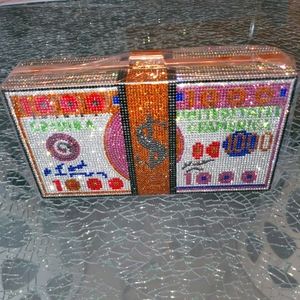 MONEY STACK CLUTCH MULTICOLOR